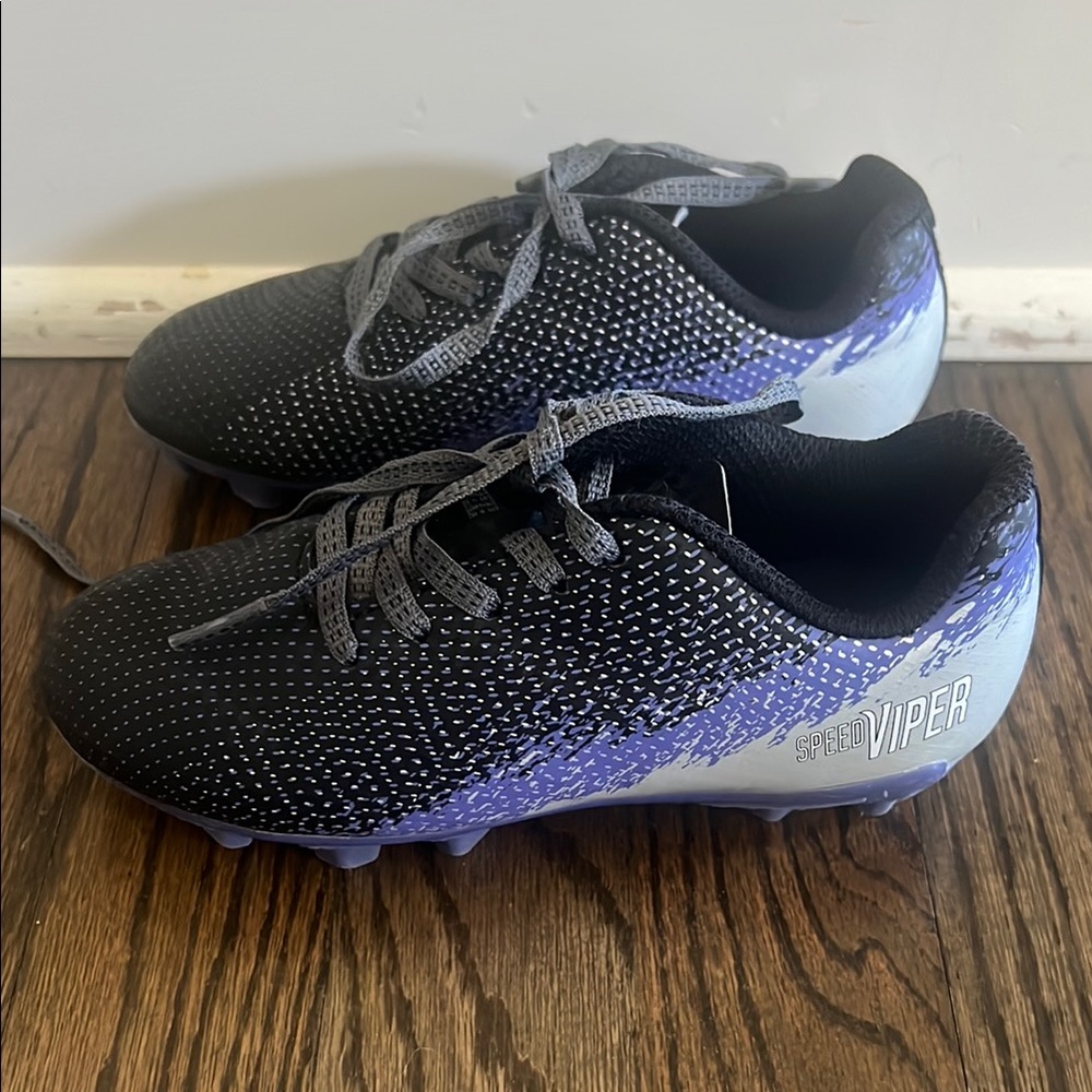 DSG | (10C) Toddler Soccer Shoes - Black and Purple